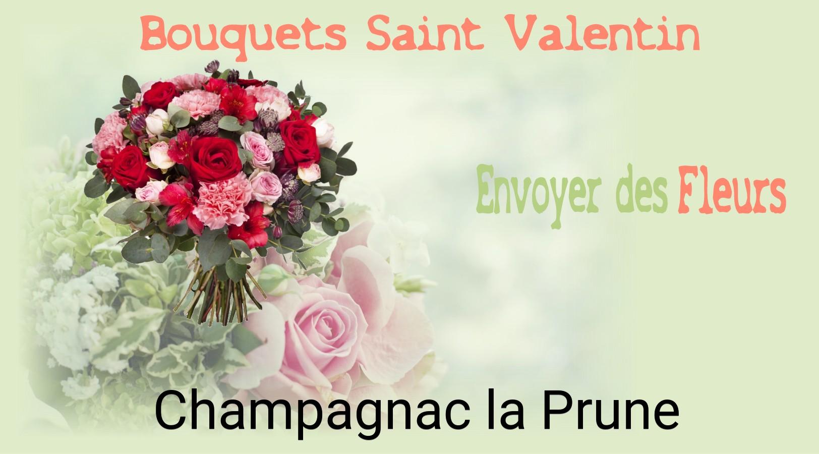 Roses de Saint-Valentin livrées à Champagnac-la-Prune